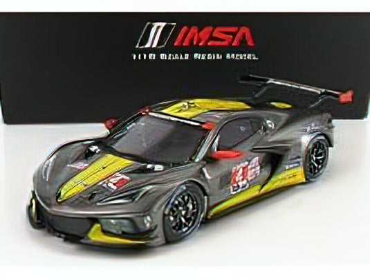CHEVROLET - C8.R 5.5L V8 TEAM CORVETTE RACING N 4 IMSA 24h DAYTONA 2022 T.MILNER - M.SORENSEN - N.TANDY - GREY YELLOW /TOPSPEED  1/18 ミニカー