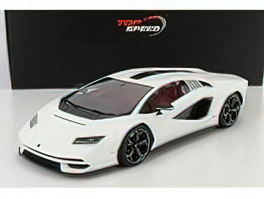 Lamborghini Countach Lpi 800 4 Bianco Siderale Top Speed TS0438/ TrueScale 1/18 ミニカー