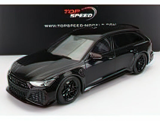AUDI - A6 RS6 ABT AVANT C8 2021 - BLACK /TOPSPEED  1/18 ミニカー