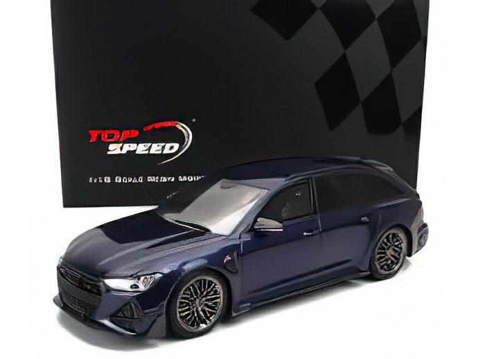 AUDI  A6 RS6-R C8 SW STATION WAGON 2022 - BLUE MET /True Scale 1/18ミニカー