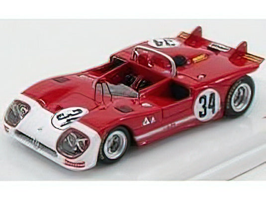 ALFA ROMEOアルファロメオ 33/3 SPIDER AUTODELTA N 34 12h SEBRING 1971 - RED WHITE /TrueScale  1/43 ミニカー