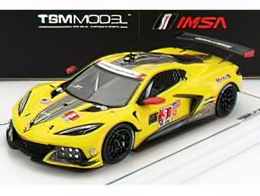 CHEVROLET - CORVETTE C8.R TEAM CORVETTE RACING N 3 12h SEBRING GTD PRO 2022 A.GARCIA - J.TAYLOR - N.CATSBURG - YELLOW /TrueScale  1/43 ミニカー