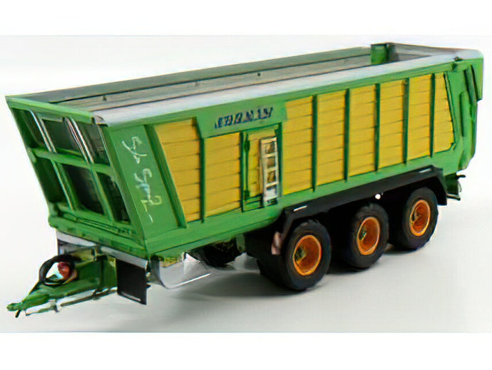 JOSKIN - SILO-CARGO SPACE2 590T - TRAILER FOR TRACTOR - YELLOW GREEN /Universal-Hobbies 1/32 建設機械模型ミニチュア