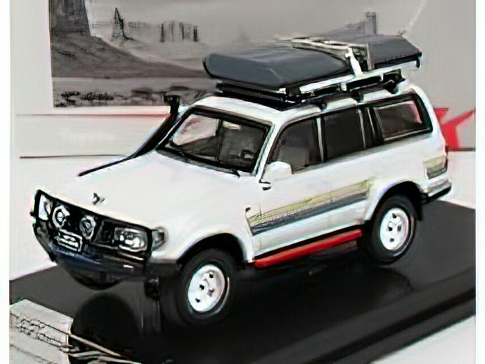 TOYOTAトヨタ- LAND CRUISERランドクルーザー J8 1990 - WHITE /NZG 1/64 ミニカー