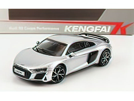 AUDI - R8 COUPE PERFORMANCE 2019 - SILVER /NZG 1/64 ミニカー