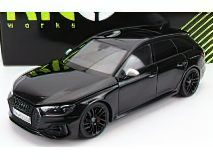 AUDI - A4 RS4 AVANT SW STATION WAGON 2020 - BLACK /NZG 1/18 ミニカー