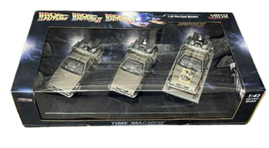 DE LOREANデロリアン TIME MACHINE BACK TO THE FUTURE 123バック・トゥ・ザ・フューチャー /VITESSE  1/43 ミニカー