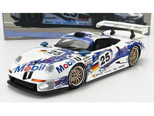 PORSCHE  911 GT1 3.2L TURBO AG MOBIL1 N 25 2nd 24h LE MANS 1996 T.BOUTSEN /WERK83 1/18ミニカー