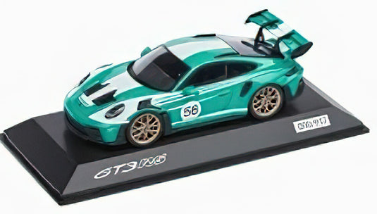 【予約】Porscheポルシェ特注ディーラーモデル 911 GT3 RS (992) green/white 917個限定 /Spark 1/43 ミニカー