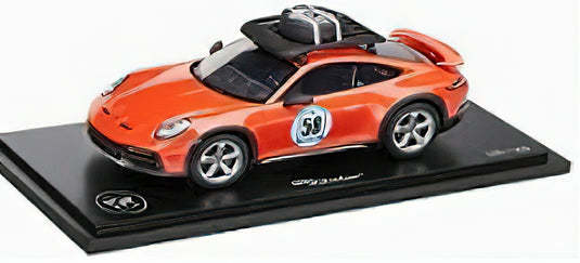 【予約】Porscheポルシェ特注ディーラーモデル 911 Dakar (992) red 300個限定 /Spark 1/18 ミニカー
