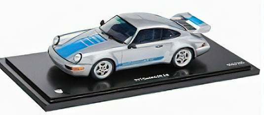 【予約】Porscheポルシェ特注ディーラーモデル 964 Carrera RSR 3.8 Mirage silver/blue 500個限定 /Spark 1/18 ミニカー