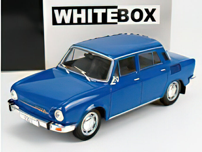 SKODA - 100L 1974 - BLUE /WHITEBOX 1/24 ミニカー