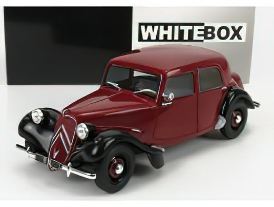 CITROEN - TRACTION AVANT 11BL 1956 - RED BLACK /WHITEBOX 1/24 ミニカー