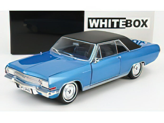OPEL - DIPLOMAT A V8 COUPE 1965 - LIGHT BLUE BLACK /WHITEBOX 1/24 ミニカー