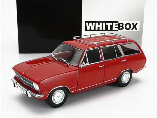 OPEL - KADETT B CARAVAN SW STATION WAGON 1965 - RED /WHITEBOX 1/24 ミニカー