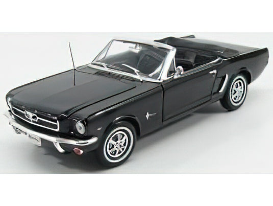 FORD USA  MUSTANG CABRIOLET 1964 - BLACK /WELLY 1/18ミニカー