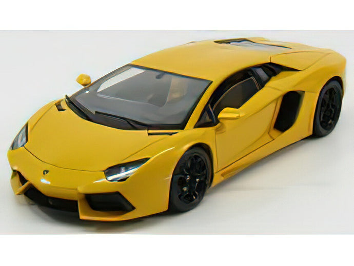 LAMBORGHINI  AVENTADOR LP700-4 2011 - YELLOW MET /WELLY 1/18ミニカー
