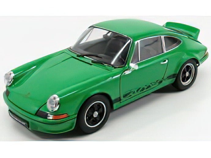 PORSCHE  911 CARRERA RS 2.7 COUPE 1973 - GREEN BLACK /WELLY 1/18ミニカー