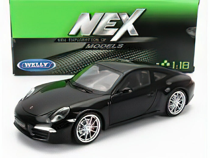 PORSCHE  911 991 CARRERA S COUPE 2013 - BLACK /WELLY 1/18ミニカー