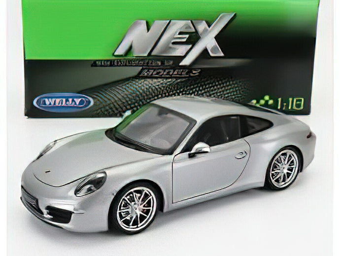 PORSCHE  911 991 CARRERA S COUPE 2013 - SILVER /WELLY 1/18ミニカー