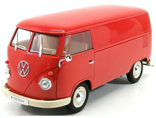 VOLKSWAGEN  T1 VAN 1963 - RED /WELLY 1/18ミニカー