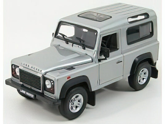 【予約】LAND ROVER LAND DEFENDER 90 1984 シルバー/ WELLY 1/24 ミニカー