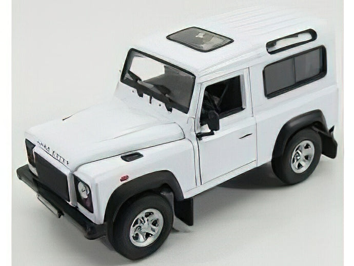 LAND ROVER ランドディフェンダー 90 1984 ホワイト/ WELLY 1/24 ミニカー