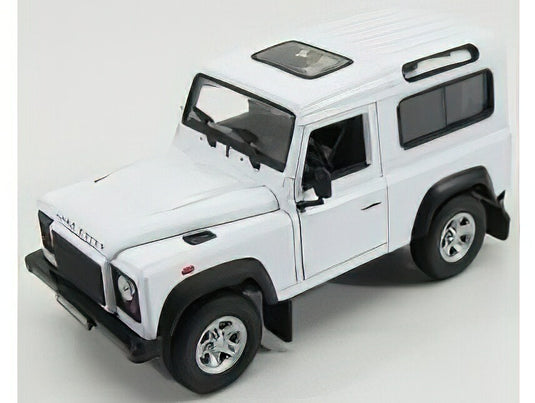 LAND ROVER ランドディフェンダー 90 1984 ホワイト/ WELLY 1/24 ミニカー