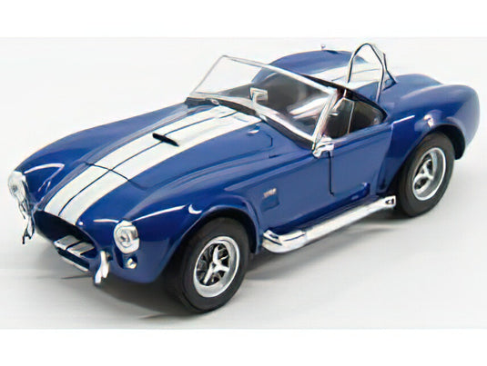 【予約】AC COBRA SHELBY COBRA 427 スパイダー 1965 ブルーメタリック/ホワイト/ WELLY 1/24 ミニカー