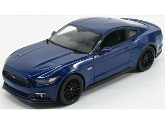 【予約】FORD USA MUSTANG クーペ 5.0 GT 2015 ブルーメタリック/ WELLY 1/24 ミニカー