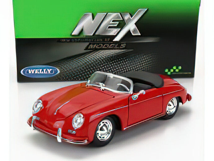 【予約】PORSCHE 356A スパイダー 1959 レッド/ WELLY 1/24 ミニカー