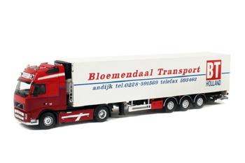 ギャラリービューアに画像をロードする, Bloemendaal Transport VOLVO FH2 Globetrotter XL リーファートレーラー Carrier  3軸 /WSIダブリューエスアイ 1/50 　 9192
