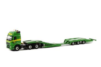 ギャラリービューアに画像をロードする, Eibel Transporte VOLVOボルボ FH2 Globetrotter XL Trucktransporter  3軸 /WSIダブリューエスアイ 1/50 　 9809
