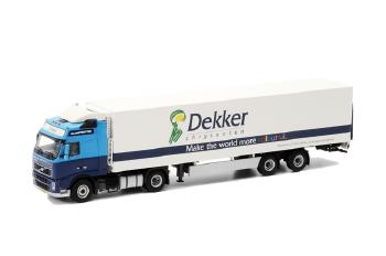 ギャラリービューアに画像をロードする, Dekker Chrysanten VOLVO FH2 Globetrotter リーファートレーラー Thermoking  2軸 /WSIダブリューエスアイ 1/50 　 9981
