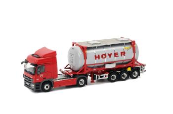 Hoyer chemie メルセデス アクトロス タンカートレーラー コンテナ 3軸 /WSIダブリューエスアイ 1/50 　 10006
