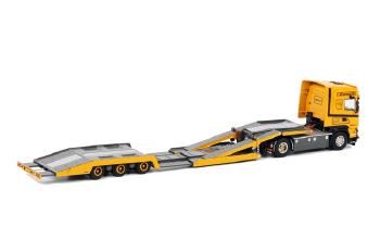 ギャラリービューアに画像をロードする, Tasmol SCANIAスカニア R Highline Trucktransporter  3軸 /WSIダブリューエスアイ 1/50 　 9851
