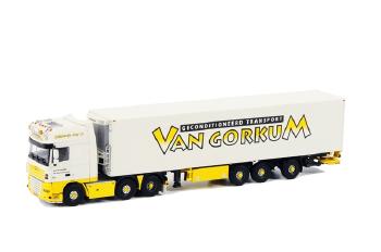 Van Gorkum Waddinxveen DAF XF 105 Super Space Cab リーファートレーラー Thermoking  3軸 /WSIダブリューエスアイ 1/50 　 9894
