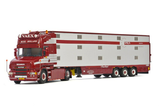 【予約】4-6月以降発売予定Vaex SCANIAスカニア T5 Live Stock Trailer 3軸 トラック /WSI  建設機械模型 工事車両 1/50 ミニチュア