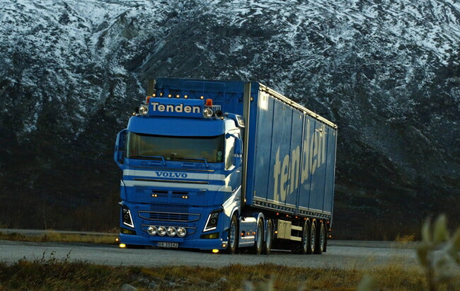 【予約】2017年4-6月以降発売予定Tenden Volvoボルボ FH4 Sleeper Cab Cargo Floor Trailerトレーラー  3軸トラック /WSI  建設機械模型 工事車両 1/50 ミニチュア