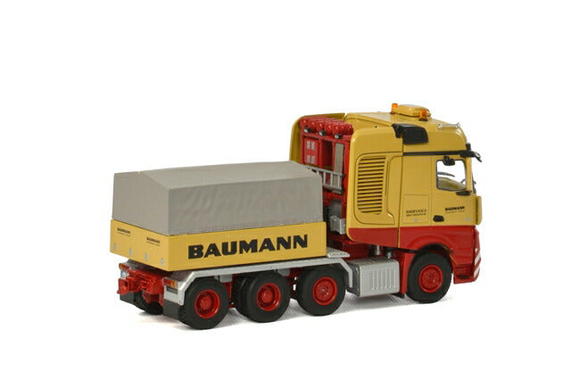 【予約】4-6月以降発売予定Baumann Mercedesメルセデスベンツアクトロス Big Space Ballast Box トラック /WSI  建設機械模型 工事車両 1/50 ミニチュア