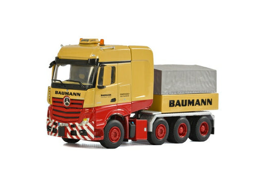 【予約】4-6月以降発売予定Baumann Mercedesメルセデスベンツアクトロス Big Space Ballast Box トラック /WSI  建設機械模型 工事車両 1/50 ミニチュア