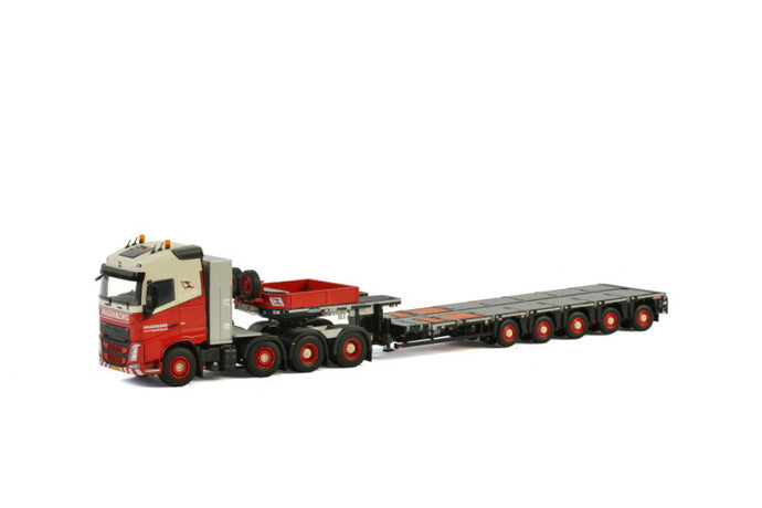 Wagenborg Volvo FH4 Globetrotter MCO PX - 5 axleトラック  建設機械模型 工事車両 WSI 1/50 ミニチュア