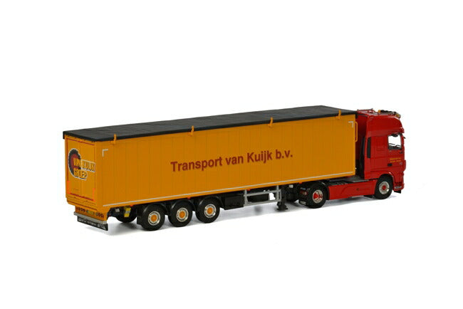 Vakutrans DAF XF SSC Cargo Floor Trailer 3軸 トラック /WSI  建設機械模型 工事車両 1/50 ミニチュア
