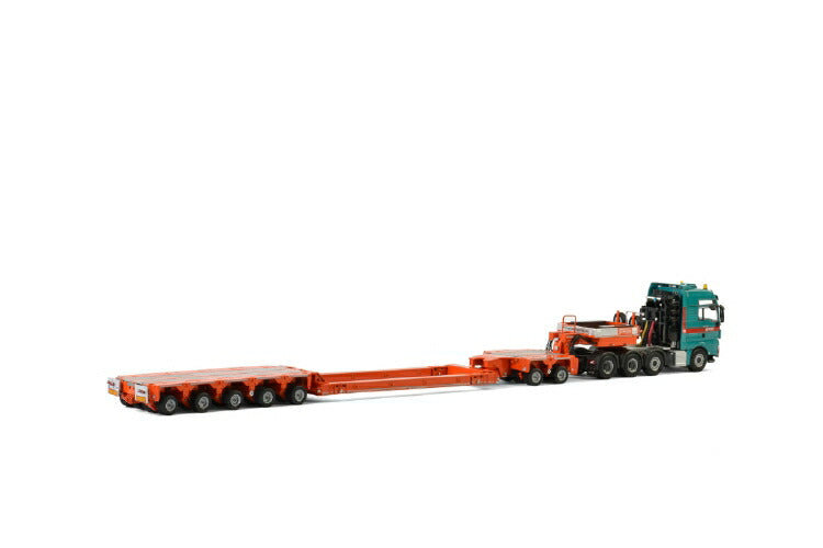 ギャラリービューアに画像をロードする, Gruber MAN TGX XXL Scheuerle Intercombiトレーラー /WSI  建設機械模型 工事車両 1/50 ミニチュア
