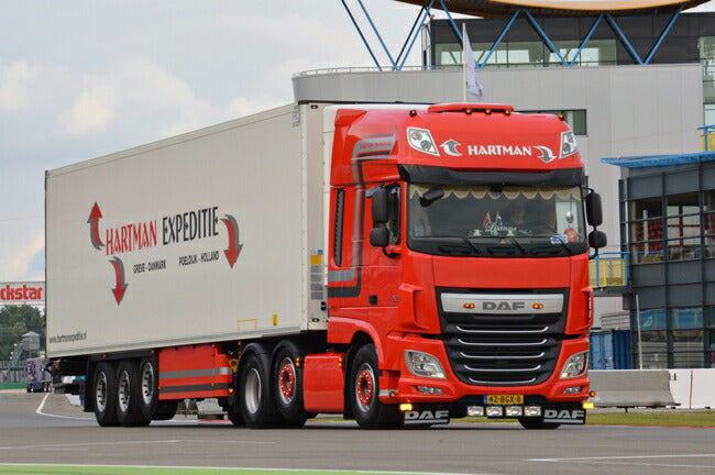 【予約】4-6月以降発売予定Hartman Expeditie DAF XF SSC リーファートレーラー Thermoking 3軸 トラック /WSI  建設機械模型 工事車両 1/50 ミニチュア