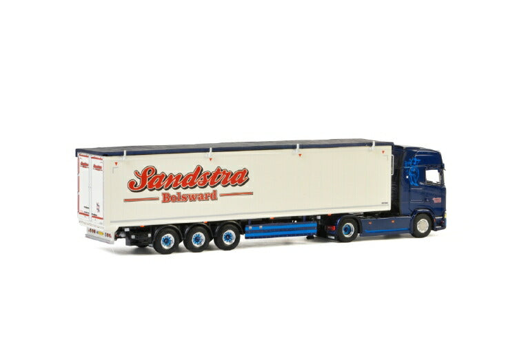 ギャラリービューアに画像をロードする, Sandstra Transport; SCANIAスカニア S HIGHLINE | CS20H 4x2 VOLUME TRAILER - 3軸トラック /建設機械模型 工事車両 WSI 1/50 ミニチュア
