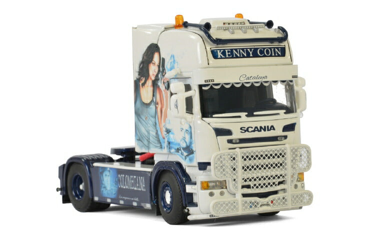 ギャラリービューアに画像をロードする, Kenny Coin Transports SCANIA R STREAMLINE TOPLINE 4X2 トラック トラクタ/建設機械模型 工事車両 WSI 1/50 ミニチュア
