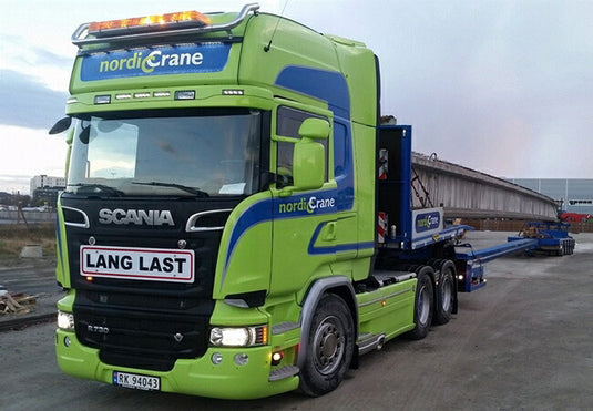 【予約】10-12月以降発売予定Nordic Crane Scaniaスカニア R Streamline Topline Nooteboomノーテブーム Multi-PX 5軸トラック  建設機械模型 工事車両 WSI 1/50 ミニチュア