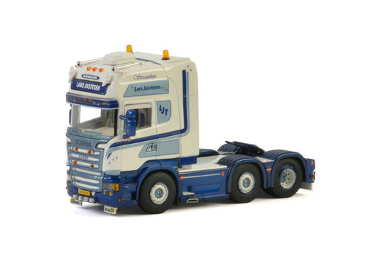 Lars Justesen Scaniaスカニア R Streamline Toplineトラック トラクタヘッド  建設機械模型 工事車両 WSI 1/50 ミニチュア