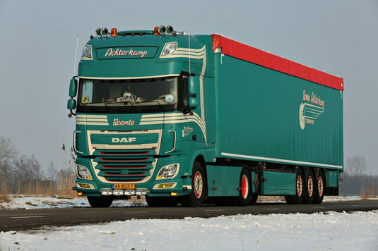 【予約】4-6月以降発売予定Ben Achterkamp DAF XF SSC Cargo Floor Trailer3軸トラック  建設機械模型 工事車両 WSI 1/50 ミニチュア